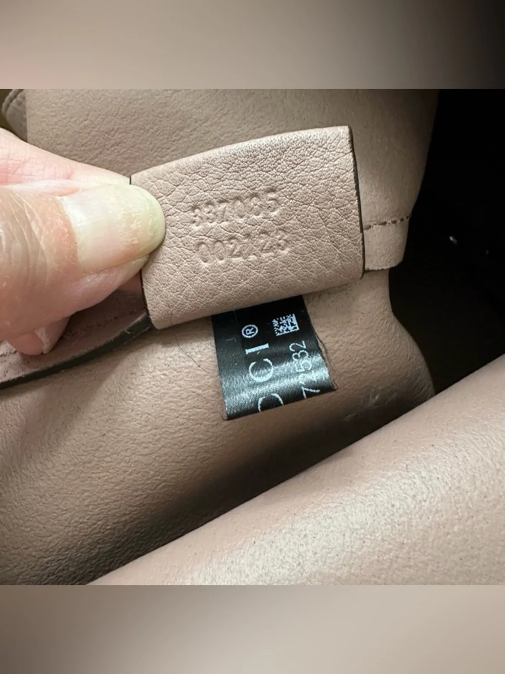 Gucci Large Nude Leather Tote - Picture 4 of 15